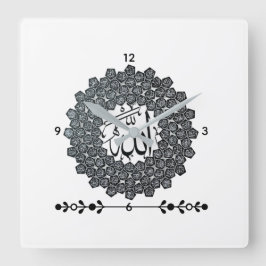 すべての瞬間が大切 Wall Clock スクエア壁時計