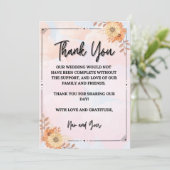 すべての瞬間に感謝 サンキューカード (スタンド正面)