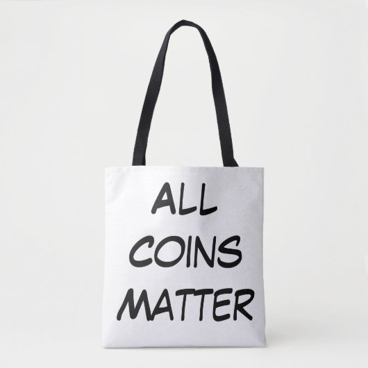 すべての硬貨の問題 トートバッグ (正面)