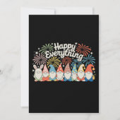 すべての祝い事が幸せな小人の1年中すべての祝祭日 シーズンカード (正面)