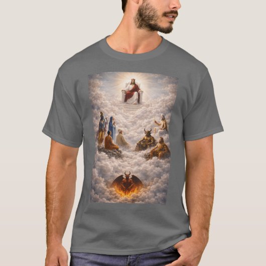 すべての神々より上なるイエスTシャツ Tシャツ (正面)