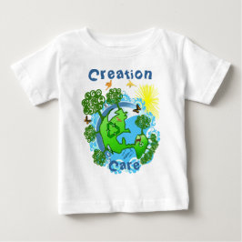 すべての神の創造物と共にある地球への思いやり ベビーTシャツ