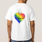 すべての神の子供を包含しているカトリック教徒 Tシャツ (裏面)