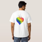 すべての神の子供を包含しているカトリック教徒 Tシャツ (裏面フル)