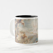 すべての神上のキューピッド、1752年の勝利 ツートーンマグカップ (正面左)