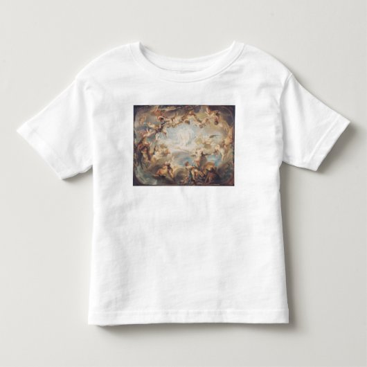 すべての神上のキューピッド、1752年の勝利 トドラーTシャツ (正面)