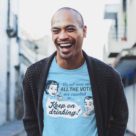 すべての票をカウント |シャツ |レトロ おもしろい Tシャツ