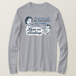 すべての票をカウント | LSシャツ |レトロ おもしろい Tシャツ