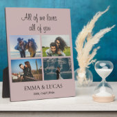 すべての私がすべてのあなたを愛している フォト コラージュ プレート フォトプラーク (側面)