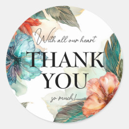 すべての私たちのハートハイビスカスセレナーデパラダイス ラウンドシール