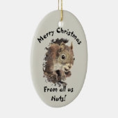 すべての私たちナットのクリスマスリスの水色から セラミックオーナメント (右)