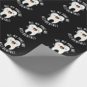 すべての私のパンチはAcci歯科歯プンダークBG ラッピングペーパー (角)