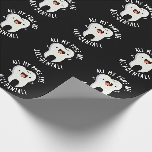 すべての私のパンチはAcci歯科歯プンダークBG ラッピングペーパー (角)