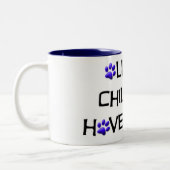 すべての私の子供は足のマグを持っています ツートーンマグカップ (左)