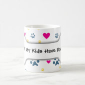 すべての私の子供子供は足を持っています マグカップ (中央)