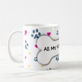 すべての私の子供子供は足を持っています マグカップ (左)