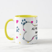 すべての私の孫孫は足を持っています マグカップ (左)