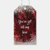 すべての私の愛の確認のアラーム ギフトタグ (正面)