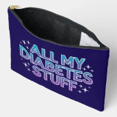 すべての私の糖尿病物 アクセサリーポーチ (見開き)