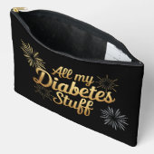 すべての私の糖尿病物 アクセサリーポーチ (見開き)