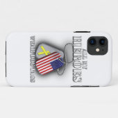 すべての私の英雄の衣服のドッグタッグ Case-Mate iPhoneケース (裏面(横))