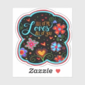 すべての私はバレンタインのインスピリチュアバレンタインを愛している シール (シート)