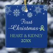 すべての移植初めてのクリスマススノーフレークカスタム セラミックオーナメント