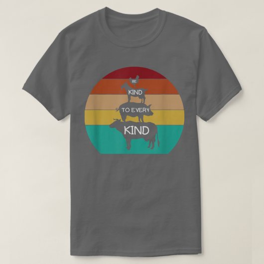 すべての種類に親切にする212 Tシャツ (デザイン正面)
