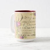 すべての種類の勝利 – JamesAllen引用文マグ ツートーンマグカップ (正面左)