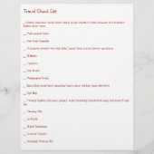 すべての種類の旅行のための究極の旅行チェックリスト チラシ (正面)