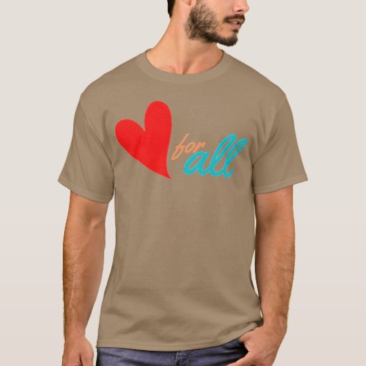 すべての笑いに愛を Tシャツ (正面)
