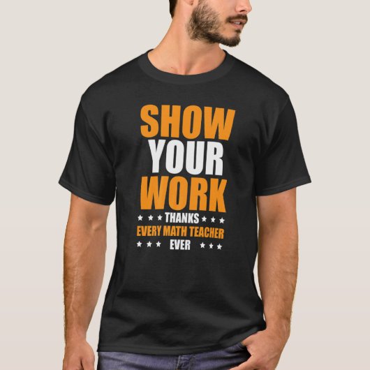 すべての算数感謝していの先生を表示1 Tシャツ (正面)