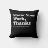 すべての算数感謝していの先生を表示 クッション (正面)