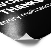 すべての算数感謝していの先生を表示 フォトプリント            (角)