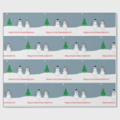 すべての紙へのメリークリスマス ラッピングペーパー (フラット)