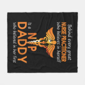 すべての素晴らしナース開業医の後ろ信じに フリースブランケット (正面(横))