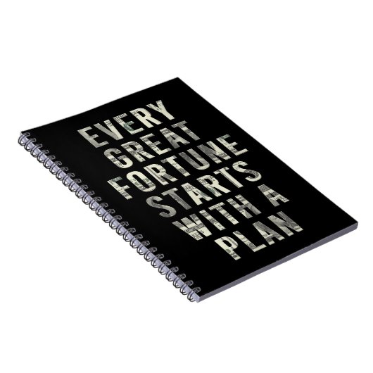 すべての素晴らしフォーチュンやる気を起こさせる引用文 ノートブック (右側)