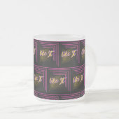 すべての素晴らし気分に対するマグカップデザイン フロストグラスマグカップ (正面右)