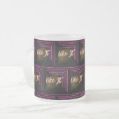 すべての素晴らし気分に対するマグカップデザイン フロストグラスマグカップ (正面左)