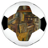 すべての素晴らし絵画はワンブラシストークから始まる サッカーボール (回転)