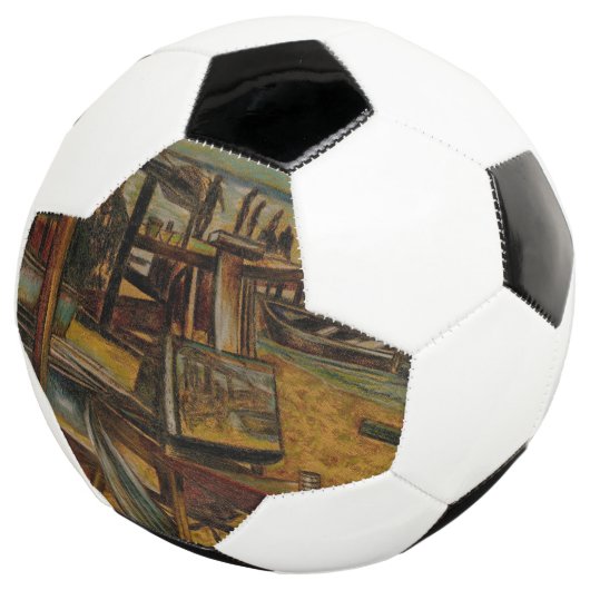 すべての素晴らし絵画はワンブラシストークから始まる サッカーボール (3/4)