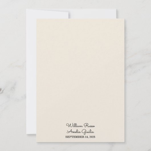 すべての素朴フィエスタフローラスペインのバラ結婚ズ 招待状 (裏面)