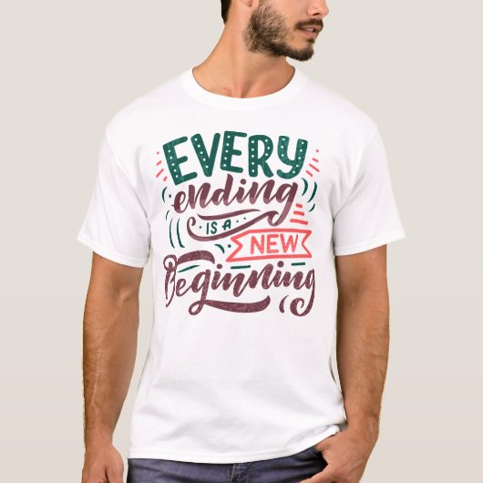 すべての終わりは1から始まる Tシャツ (正面)