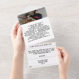 すべての結婚式の招待 オールインワン招待状