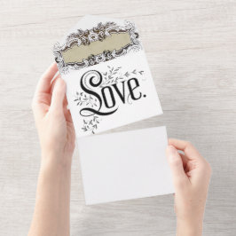 すべての結婚式の招待 オールインワン招待状