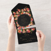 すべての結婚式の招待 オールインワン招待状 (貼ってはがせる)