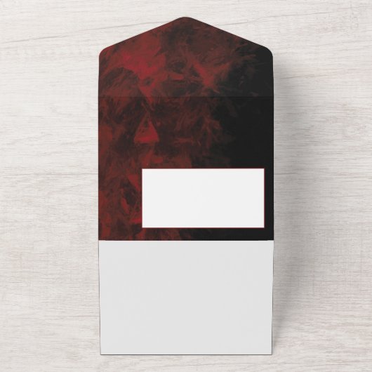 すべての結婚式の招待 オールインワン招待状 (外側)