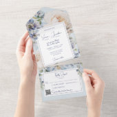 すべての結婚式の招待 オールインワン招待状 (貼ってはがせる)