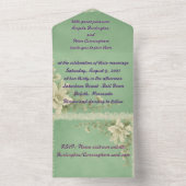 すべての結婚式の招待 オールインワン招待状 (内側)