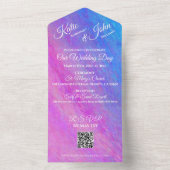 すべての結婚式の招待 オールインワン招待状 (内側)